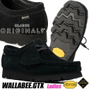 CLARKS W WALLABEE GORE-TEX BLACK SUEDE 26169024 N[NX r[ SAebNX EBY fB[X ubN XEF[h XG[h h VIBRAM\[