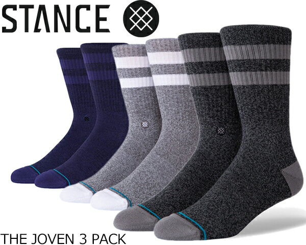 STANCE THE JOVEN 3PACK GREY a556c20jpk-gry 󥹥å ٥ 3­ѥå  졼 ...