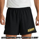 ACCENT APPAREL APFU PT SHORTS U.S ARMY アクセントアパレル U.S.アーミー フィジカル トレーニング ショーツ パンツ Army Physical Fitness Uniform 米陸軍 トランクス 速乾 伸縮