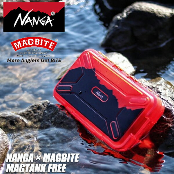 NANGA × MAGBITE MAGTANK FREE ca2314-1z501 ナンガ × マグバイト マグタンク フリー マルチケース レッド 防 フィッシング