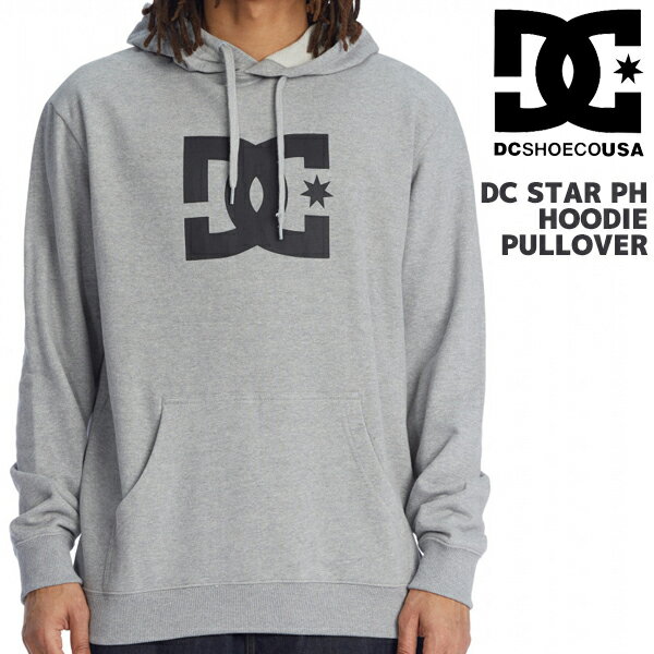 DC SHOES DC STAR PH HOODIE PULLOVER GREY dpo224041-knfh ǥ塼 աǥ...