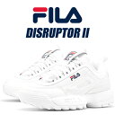 FILA DISRUPTOR II WHITE/WHITE f0540-0001 tB fBXv^[ 2 Xj[J[ zCg  vbgtH[ BE:FIRST V[Y