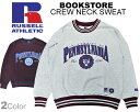 楽天LIMITED EDTRUSSELL ATHLETIC BOOKSTORE CREW NECK SWEAT The University Of Pennsylvania rc-23001-pn ラッセル アスレチック ブックストア スウェット クルーネック ラインリブ ペンシルバニア大学 カレッジ