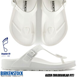 BIRKENSTOCK GIZEH EVA(REGULAR FIT) WHITE 128221 ビルケンシュトック ギゼ EVA ホワイト レギュラーフィット トング サンダル 鼻緒 ウォッシャブル 軽量