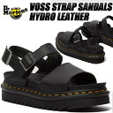 Dr.Martens VOSS STRAP SANDAL SHYDRO LEATHER BLACK 24233001 hN^[}[` HX SANDAL ZEBRILUS [uX ubN T_  V[N\[