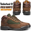 Timberland FIELD BOOT DARK BROWN NUBUCK TB 0A18A6 D47 ティンバーランド フィールドブーツ ビーフ＆ブロッコリー ヌバック防水 ウォータープルーフ ヌバック beef and broccoli a18a6