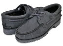 Timberland AUTHENTICS 3EYE CLASSIC LUG DARK GREY NUBUCK TB 0A5P4C W08 BOAT SHOE ティンバーランド オーセンティック 3アイレット クラシック ラグ 3アイ シューズ 2