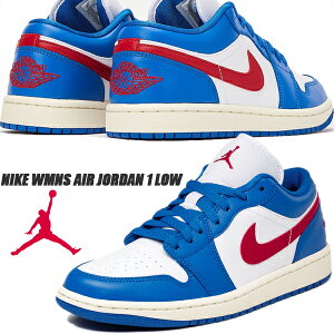 NIKE WMNS AIR JORDAN 1 LOW sport blue/gym red-white-sail dc0774-416 ナイキ ウィメンズ エアジョーダン 1 ロー レディース メンズ スニーカー AJ1 スポーツブルー ジムレッド ホワイト セイル