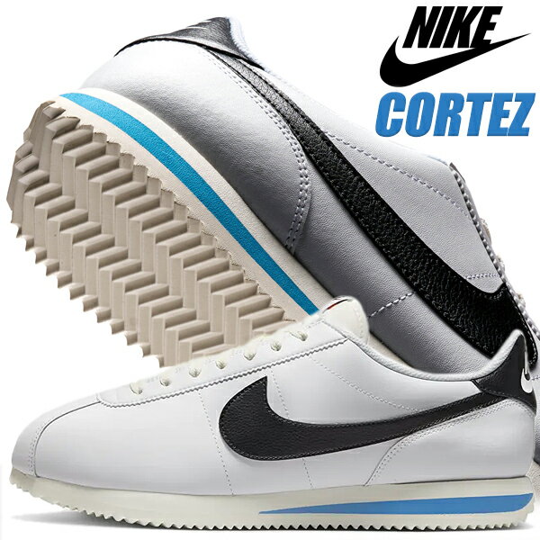 楽天LIMITED EDTNIKE CORTEZ white/black-lt photo blue-sail dm4044-100 ナイキ コルテッツ スニーカー ホワイト ブラック フォトブルー