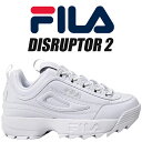 FILA DISRUPTOR 2 WHITE/WHITE uss23029-101 tB fBXv^[ 2 zCg Xj[J[ jZbNXTCY