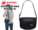 MAMMUT SHOULDER BAG ROUND 4L BLACK 2520-00570-0001-140 }[g V_[obO Eh 4L ubN Jo 4bg {fBobO