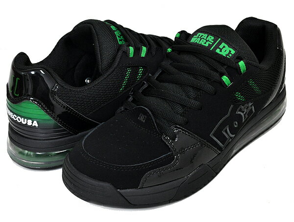 DC SHOES STAR WARS VERSATILE SHOE BLACK/GREEN dm232115-bgn ディーシーシューズ × スターウォーズ バーサタイル THE MANDALORIAN JE..