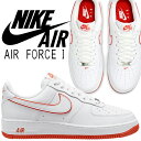 NIKE AIR FORCE 1 07 white/white-picante red dv0788-102 iCL GAtH[X 1 07 Xj[J[ AF1 zCg sJeB bh