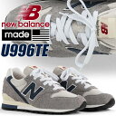 NEW BALANCE U996TE MADE IN U.S.A. width D GREY j[oX 996 O[ GRAY