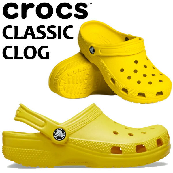 crocs CLASSIC CLOG SUNFLOWER 10001-75Y クロックス クラシック クロッグ イエロー サンダル ミュール サンフラワー イエロー