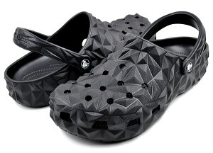 crocs CLASSIC GEOMETRIC CLOG BLACK 209563-001 NOIR クロックス クラシック ジオメトリック クロッグブラック サンダル ミュール ノワール