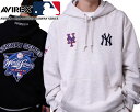 AVIREX MLB HOODIE SUBWAY SERIES 783-3231011 アヴィレックス x MLB フーディ サブウェイシリーズ メジャーリーグ...