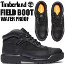 Timberland FIELD BOOT M/M BLACK FULL GRAIN TB 0A17KY 001 ティンバーランド フィールドブーツ ブラック 防水 ウォータープルーフ レザー(4)