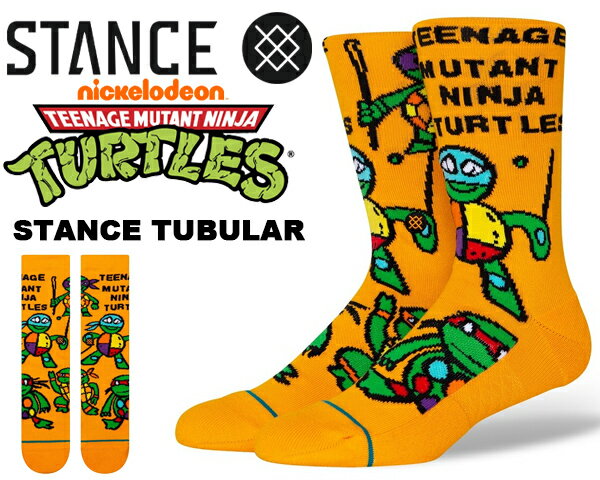 STANCE TUBULAR YELLOW a556d23tub-yel X^X\bNX ^[gY N[ R{ CtBjbg N[ \bNX Teenage Mutant Ninja Turtles C