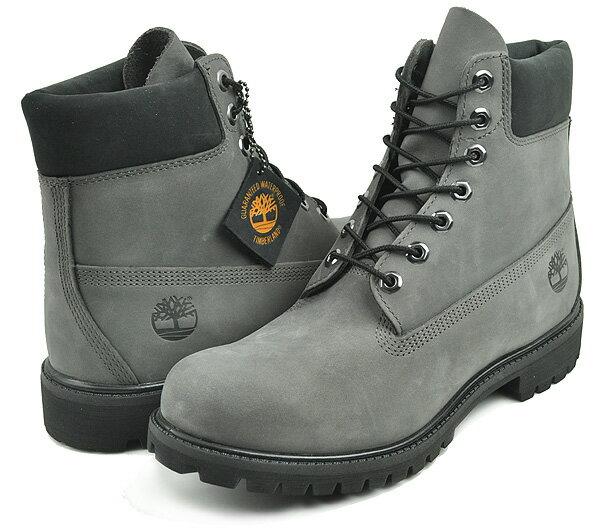 ティンバーランド Timberland 6INCH PREMIUM BOOTS W/L MEDIUM GREY NUBUCK TB 0A62BH 033 ティンバーランド 6インチ プレミアムブーツ グレー ヌバック プリマロフト インシュレーション 防水