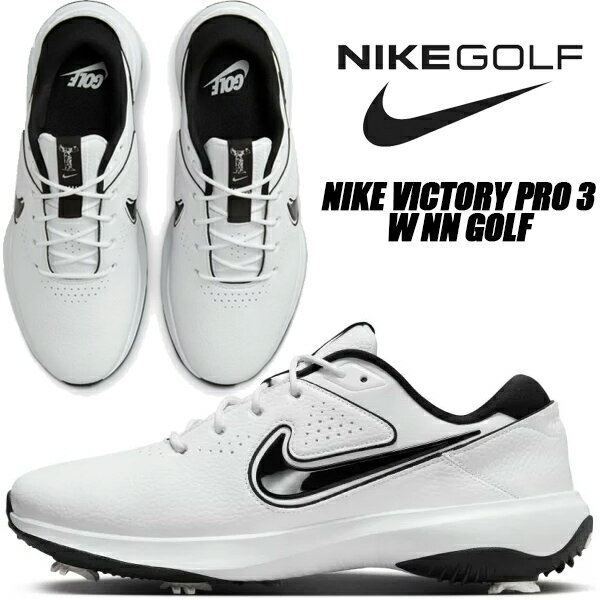 NIKE VICTORY PRO 3 W NN GOLF white/black dx9028-110 iCL rNg[ v 3 XpCN zCg ubN StV[Y Ch