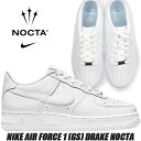 NIKE AIR FORCE 1 (GS) DRAKE NOCTA white/white-wht fv9918-100 ナイキ エアフォース 1 ロー ガールズ ノクタ レディース スニーカー AF1 Love You Forever