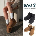 EMU Australia FOY FLATFORM MICRO w13073 エミュ オーストラリア フォイ フラットフォーム マイクロ ムートン ブーツ シープスキン 厚底 プラットフォーム