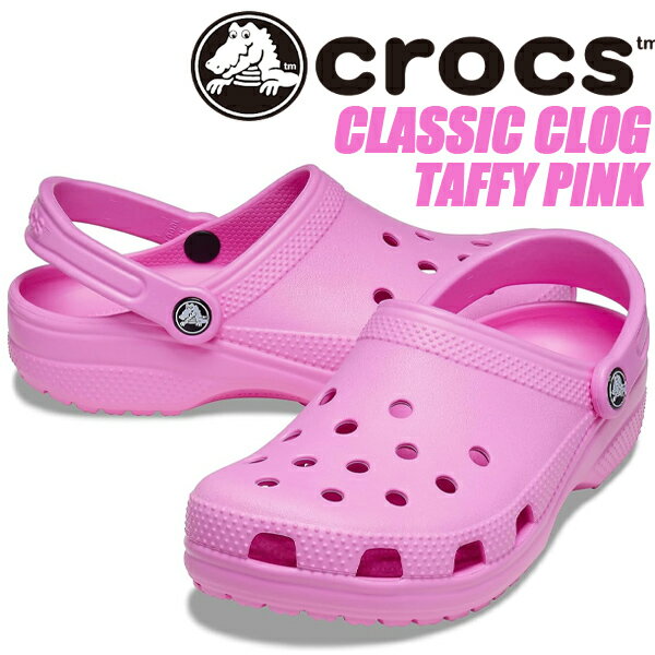 crocs CLASSIC CLOG TAFFY PINK 