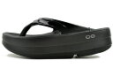 OOFOS OOmega OOlala BLACK 2000440050211 ウーフォス ウーメガ ウーララ ウィメンズ ブラック 厚底 サンダル リカバリー...