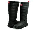 HUNTER WOMENS INTREPID TALL SNOW BOOT BLACK wft2108wwu-blk ハンター イントレピッド インシュレイティ...
