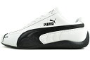 PUMA SPEEDCAT LEATHER PUMA WHITE-PUMA BLACK 401603-02 プーマ スピードキャット レザー ユニセックス スニ...