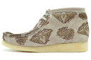 CLARKS WALLABEE BOOT Billionaire Boys Club OFF WHITE INT 26169838 クラークス ワラビー ブーツ ビリオネア・ボーイズ・クラブ オフホワイト モカシン クレープソール BBC コラボ(4)