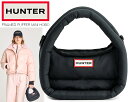HUNTER FRAMED PUFFER MINI HOBO BLACK ubx3711kbm-blk ハンター フレイムド パファー ミニ ホーボー ブラック バッグ カバン ミニバック ハンドバック(4)