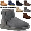 UGG WOMEN 039 S CLASSIC MINI UGG 1016222 アグ ウィメンズ ムートンブーツ クラシック ミニ 1016222 ブラック グレー チョコレート チェストナット サンド ムートン シープスキン ブーツ レディース