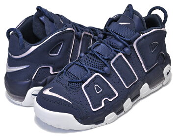 NIKE AIR MORE UPTEMPO GS thunder blue/particle rose 【ナイキ エア モアアップテンポ スニーカー レディース ウィメンズ ネイビー ピンク】