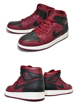 NIKE AIR JORDAN 1 MID team red/black-summit white 【ナイキ エアジョーダン 1 エアジョーダン ミッド スニーカー レッド AJ1】