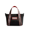 HUNTER NYLON MINI TOPCLIP TOTE BLACK/HUNTER BRANDED WEBBING ubs1203kbm-bah ハンター ...