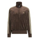 adidas FIREBIRD VELOUR TRACK TOP DBROWN kd9373 アディダス ファイヤーバード ベロア トラックトップ ダークブラウ...