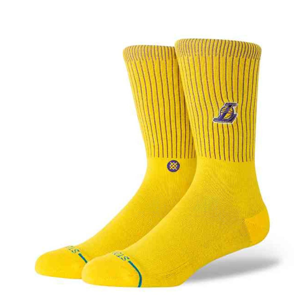 STANCE LAKERS BADGED CREW GOLD a556d25lbc-gld スタンス レイカーズ バッジド クルー ゴールド