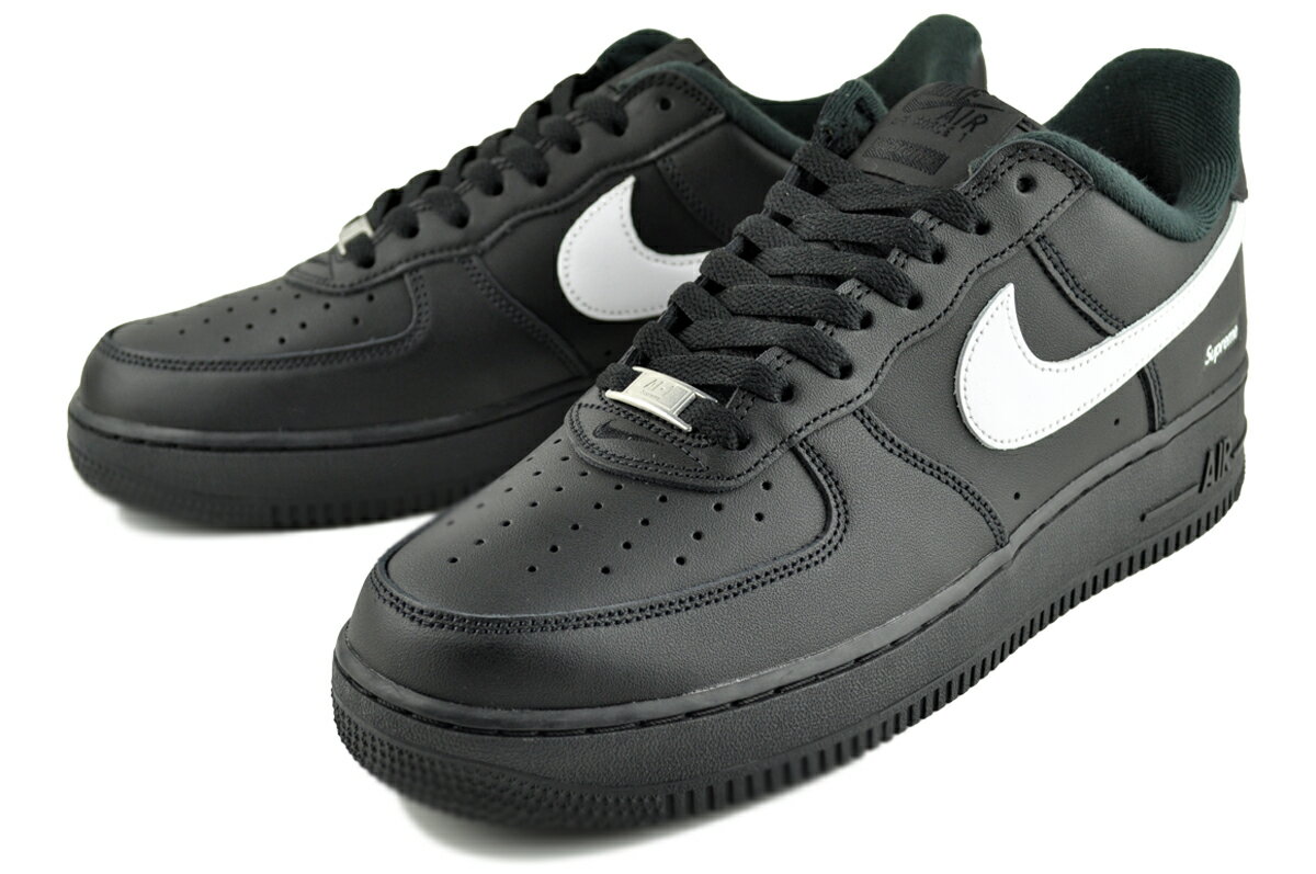 NIKE AIR FORCE 1 LOW / SUPREME blk/wht-blk cu9225-002 ナイキ × シュプリーム ...