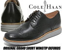 COLE HAAN ORIGINAL GRAND SHWNG black/ironstone コールハーン オリジナルグランド ウィングチップ オックスフォード メンズ 靴 走れる ビジネスシューズ カジュアルシューズ ドレス ブラック