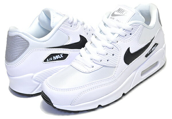 NIKE WMNS AIR MAX 90 white/black-reflect silver 325213-137 ナイキ ウィメンズ エアマックス 90 レディース スニーカー ガールズ ホワイト