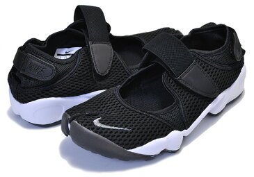 NIKE WMNS AIR RIFT BR BLACK COOL GREY-WHITE 848386-001 ナイキ スニーカー エアリフト レディース メッシュ ブレス ブラック 足袋