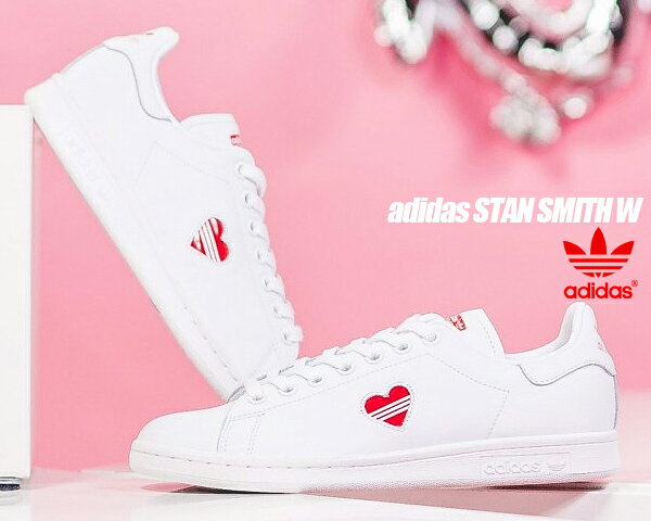 adidas STAN SMITH W ftwwht/actred/ftwht g27893 アディダス スタンスミス ウィメンズ レディース ガールズ スニーカー ホワイト レッド ハート