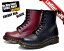 Dr.Martens WMNS 8HOLE BOOTS 1460W（BLACK/CHERRY RED） ドクターマーチン 8ホール ショート ブーツ レディース チェリーレッド 11821600 ブラック 11821006 レースアップ ワーク レディス　送料無料