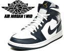 NIKE AIR JORDAN 1 MID white/metallic gold-obsidian 554724-174 iCL GAW[_ 1 ~bh Xj[J[ zCg lCr[ AJ1