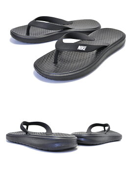 NIKE SOLAY THONG（GS/PS)black/white 882827-001 ナイキ ソレイ ソング サンダル レディース レディース トング サンダル ブラック ビーチ プール レジャー