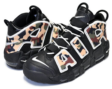 NIKE AIR MORE UPTEMPO 96 QS BLACK CAMO black/sail-lt british tan cj6122-001 ナイキ エア モアアップテンポ 96 QS スニーカー メンズ モアテン カモフラ