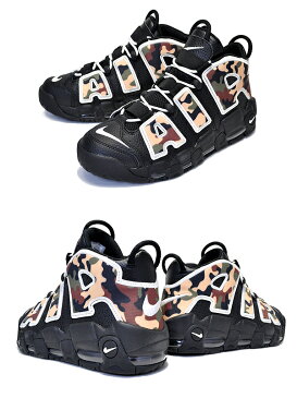 NIKE AIR MORE UPTEMPO 96 QS BLACK CAMO black/sail-lt british tan cj6122-001 ナイキ エア モアアップテンポ 96 QS スニーカー メンズ モアテン カモフラ