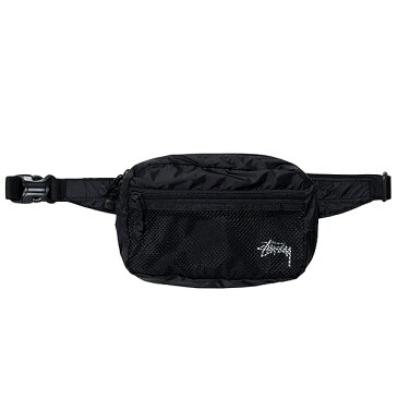 STUSSY LIGHT WEIGHT WAIST BAG BLACK 134210 ステューシー ウェストバック ライトウエイト ウエスト バック ブラック ポーチ